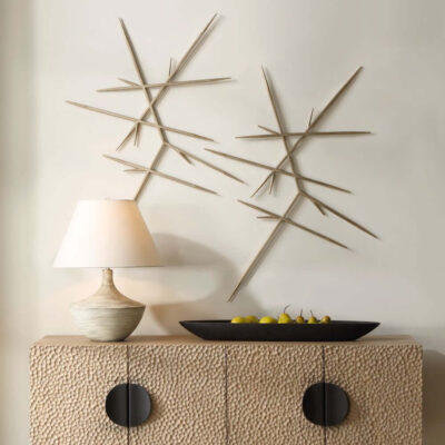 Fireworks Metal Wall Décor, S/2