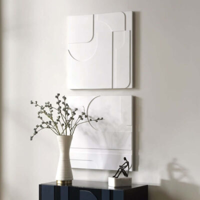 Contours Wood Wall Décor, S/2