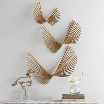 Coreograph Metal Wall Décor, S/3