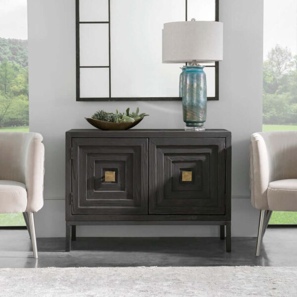 Aiken 2 Door Cabinet, Black