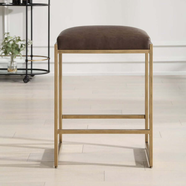 Atticus Counter Stool, Gold