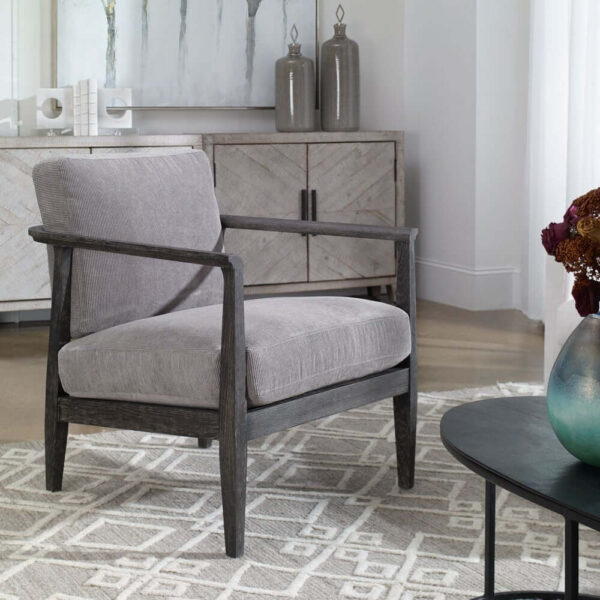 Brunei Accent Chair, Gray