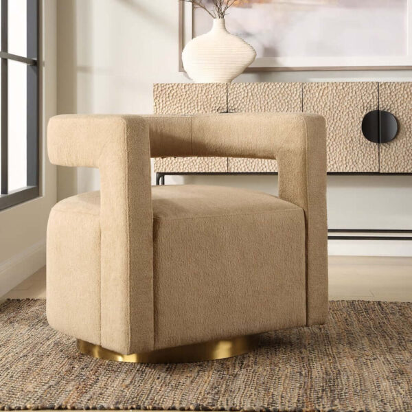 Grounded Swivel Chair