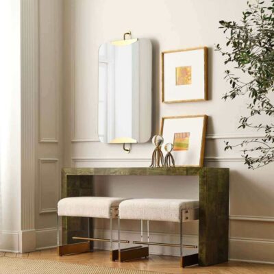 Ingrain Console Table, Olive