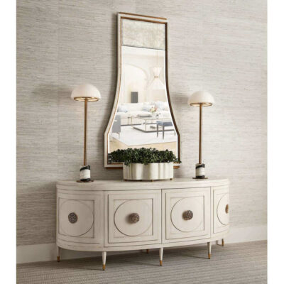 Paris 77 Inch Console Cabinet, White