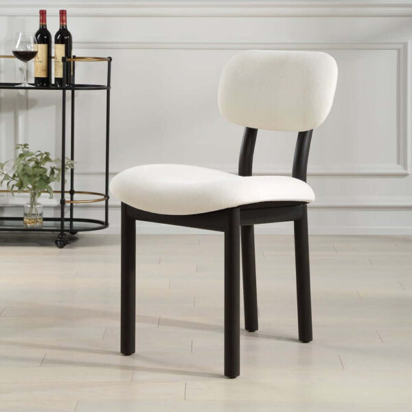 Sculpt Dining Chair, White, 2 Per Box, Priced Each